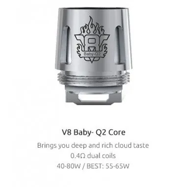 SMOK TFV8 Baby Q2-Dual Coil - 5 pcs.