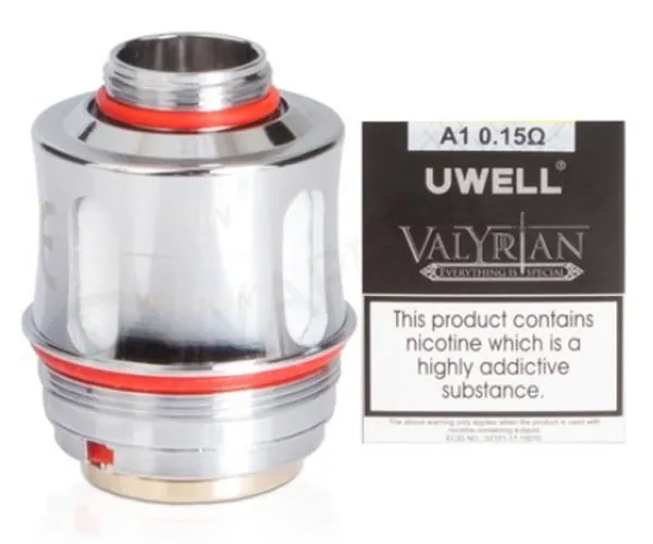2pc Uwell Valyrian Replacement Coils, Sub Ohm (0,15 ohm)