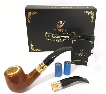 E-Pipe Vaping Kit - Vapcig (Brown)