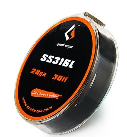 Geekvape SS316L 28GA Wire - 30ft.