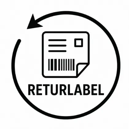 RETUR LABEL - Print selv