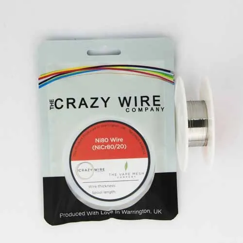 Crazy Wire - Flat Ribbon Wire NI80 - 100m