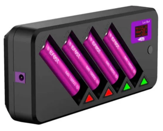 Efest LUC Blu4 Bluetooth 4 Bay Charger