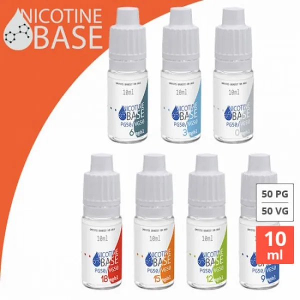 [4092] Nicotine Base - PG50/VG50, 0mg/ 10 ml