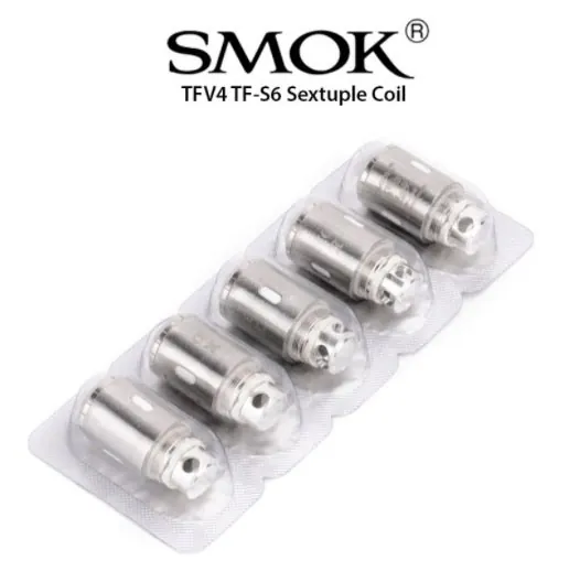 [6047] SMOK TFV4 TF-S6 Sextuple coil - 5 pcs