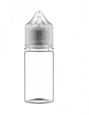 [8000] Unicorn flaske 30ml Gennemsigtig