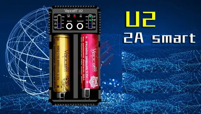 Vapcell U2 Battery Charger