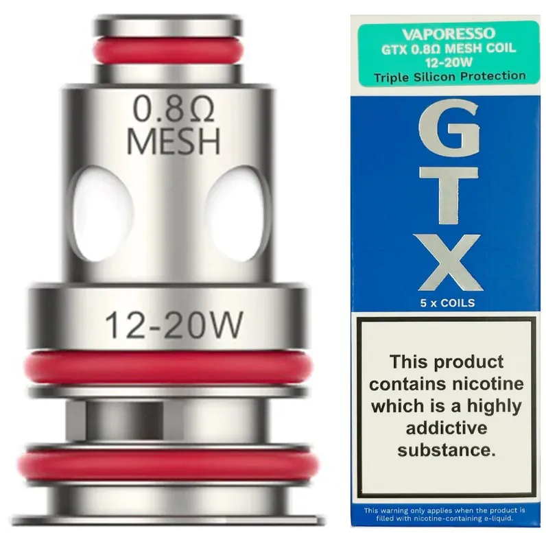 Vaporesso GTX Coils 0,8ohm (5pk)