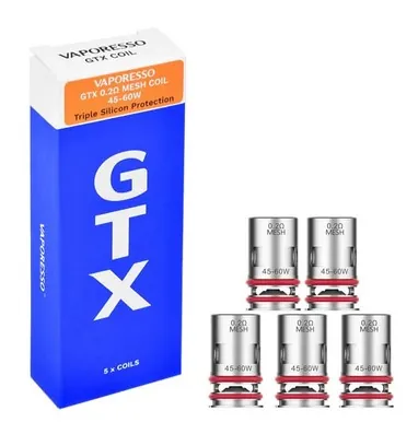 [7841] Vaporesso GTX Coils 0.2ohm 45-60W mesh (5 pcs.)