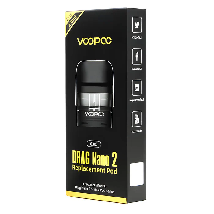 [24993] Voopoo - Drag Nano 2 Replacement pod 0,8
